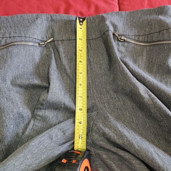 Westbound Women's Pull-On Stretch Pants Front Zipper Pockets Workwear Size 12 - Picture 7 of 9